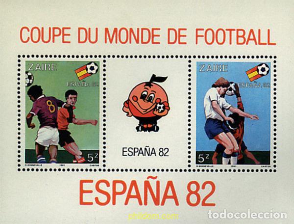 Sellos: 34303 MNH ZAIRE 1981 COPA DEL MUNDO DE FUTBOL. ESPA&Ntilde;A-82
