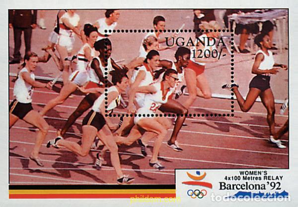 Sellos: 234355 MNH UGANDA 1991 25 JUEGOS OLIMPICOS VERANO BARCELONA 1992