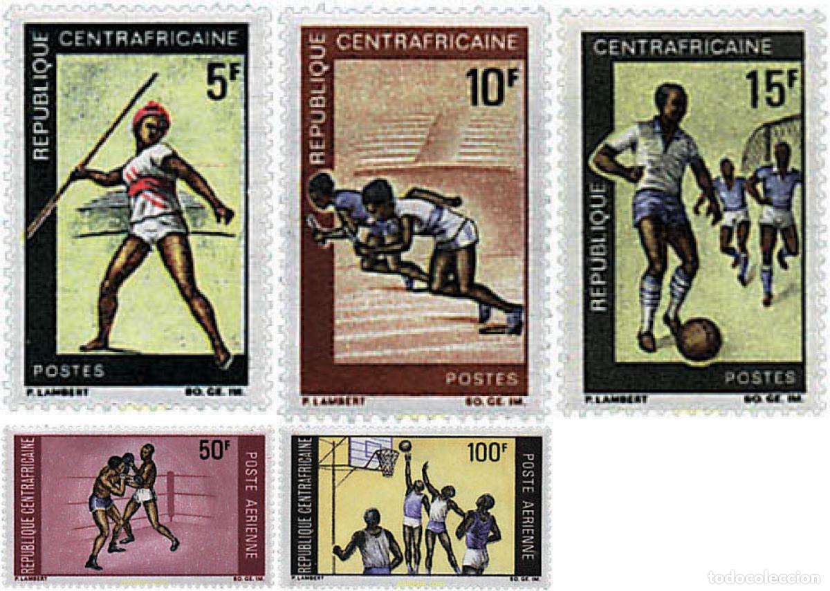 Sellos: 51931 MNH CENTROAFRICANA 1969 DEPORTES