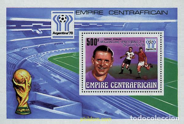 Sellos: 50808 MNH CENTROAFRICANA 1978 COPA DEL MUNDO DE FUTBOL. ARGENTINA-78. VENCEDORES