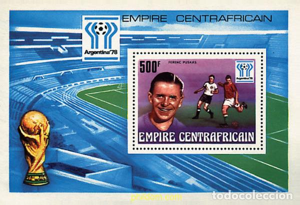 Sellos: 50797 MNH CENTROAFRICANA 1977 COPA DEL MUNDO DE FUTBOL. ARGENTINA-78