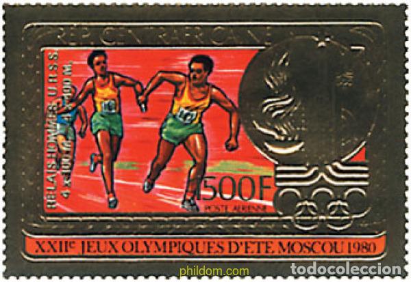 Sellos: 79417 MNH CENTROAFRICANA 1981 22 JUEGOS OLIMPICOS VERANO MOSCU 1980
