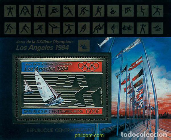Sellos: 51875 MNH CENTROAFRICANA 1982 23 JUEGOS OLIMPICOS VERANO LOS ANGELES 1984