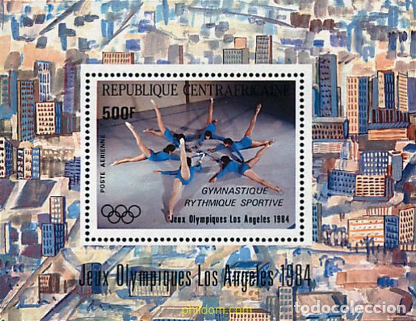 Sellos: 39133 MNH CENTROAFRICANA 1984 23 JUEGOS OLIMPICOS VERANO LOS ANGELES 1984