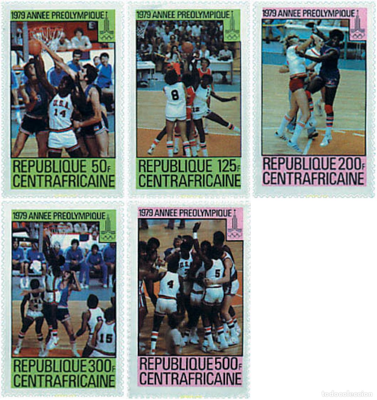 Sellos: 53961 MNH CENTROAFRICANA 1979 22 JUEGOS OLIMPICOS VERANO MOSCU 1980