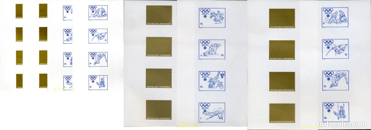 Sellos: 221540 MNH RUANDA 1971 20 JUEGOS OLIMPICOS VERANO MUNICH 1972