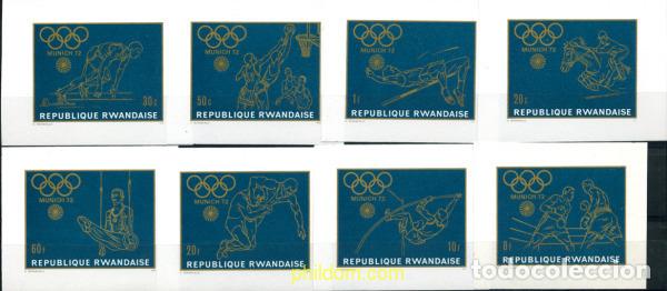 Sellos: 221544 MNH RUANDA 1971 20 JUEGOS OLIMPICOS VERANO MUNICH 1972