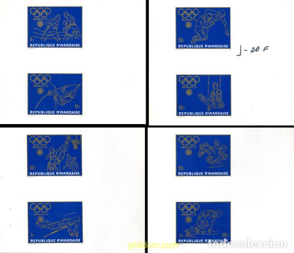 Sellos: 221550 MNH RUANDA 1971 20 JUEGOS OLIMPICOS VERANO MUNICH 1972
