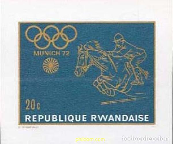 Sellos: 221561 MNH RUANDA 1971 20 JUEGOS OLIMPICOS VERANO MUNICH 1972