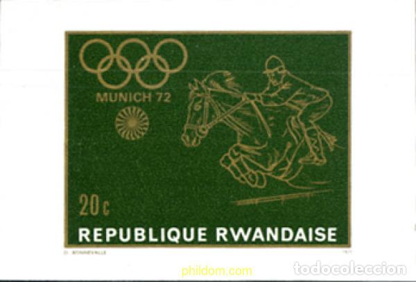 Sellos: 221576 MNH RUANDA 1971 20 JUEGOS OLIMPICOS VERANO MUNICH 1972