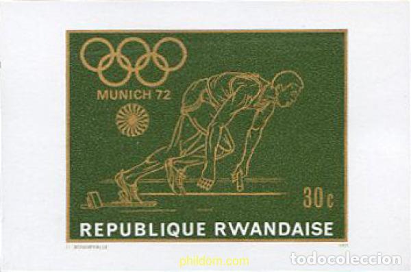 Sellos: 221629 MNH RUANDA 1971 20 JUEGOS OLIMPICOS VERANO MUNICH 1972