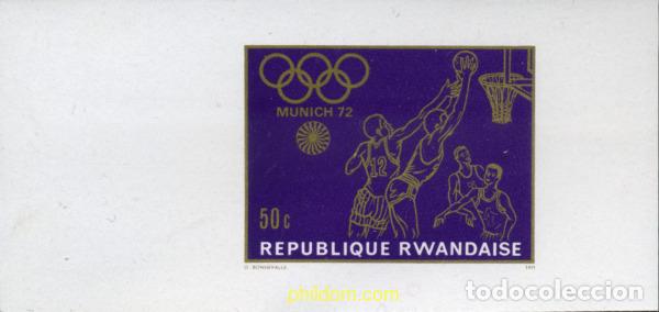 Sellos: 221649 MNH RUANDA 1971 20 JUEGOS OLIMPICOS VERANO MUNICH 1972