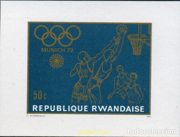 Sellos: 221650 MNH RUANDA 1971 20 JUEGOS OLIMPICOS VERANO MUNICH 1972