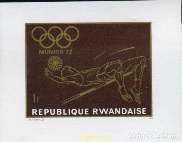 Sellos: 221660 MNH RUANDA 1971 20 JUEGOS OLIMPICOS VERANO MUNICH 1972