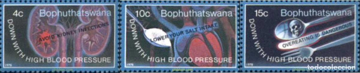 Sellos: 293028 MNH BOPHUTHATSWANA 1978 LUCHA CONTRA LA HIPERTENSION