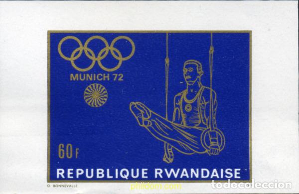 Sellos: 221683 MNH RUANDA 1971 20 JUEGOS OLIMPICOS VERANO MUNICH 1972