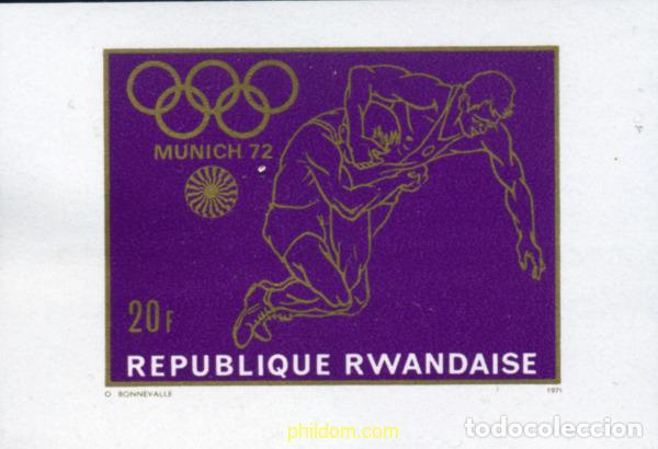 Sellos: 221691 MNH RUANDA 1971 20 JUEGOS OLIMPICOS VERANO MUNICH 1972
