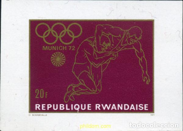 Sellos: 221692 MNH RUANDA 1971 20 JUEGOS OLIMPICOS VERANO MUNICH 1972
