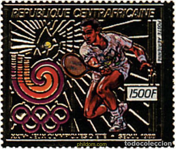 Sellos: 79412 MNH CENTROAFRICANA 1988 24 JUEGOS OLIMPICOS VERANO SEUL 1988