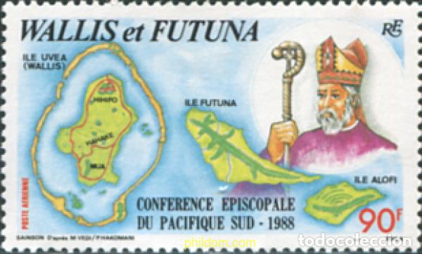 Sellos: 575635 MNH WALLIS Y FUTUNA 1988 CONFERNCIA EPISCOPAL EN EL PACIFICO SUR