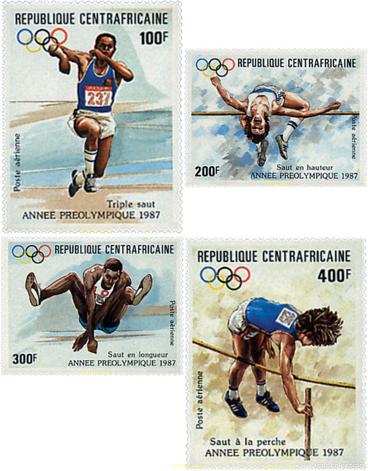 Briefmarken: 79385 MNH CENTROAFRICANA 1987 24 JUEGOS OLIMPICOS VERANO SEUL 1988