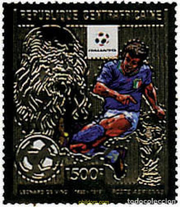 Sellos: 27780 MNH CENTROAFRICANA 1989 COPA DEL MUNDO DE FUTBOL. ITALIA-90