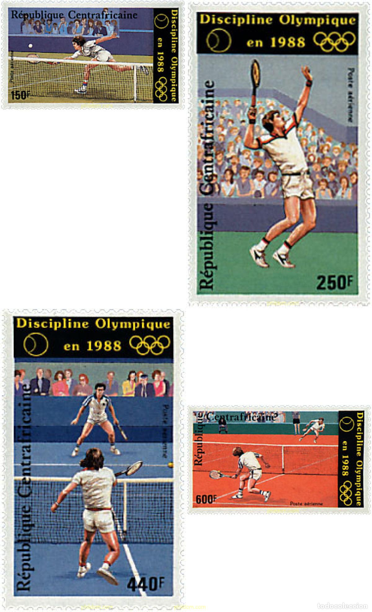 Sellos: 79382 MNH CENTROAFRICANA 1986 24 JUEGOS OLIMPICOS VERANO SEUL 1988