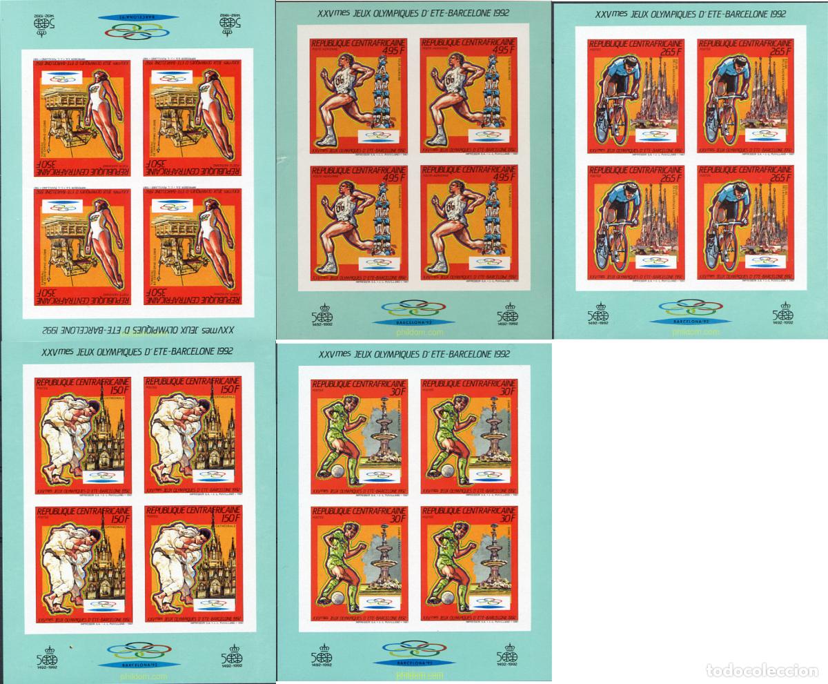 Francobolli: 257828 MNH CENTROAFRICANA 1987 25 JUEGOS OLIMPICOS VERANO BARCELONA 1992
