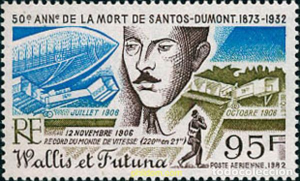 Sellos: 36731 MNH WALLIS Y FUTUNA 1982 50 ANIVERSARIO DE LA MUERTE DE ALBERTO SANTOS DUMONT