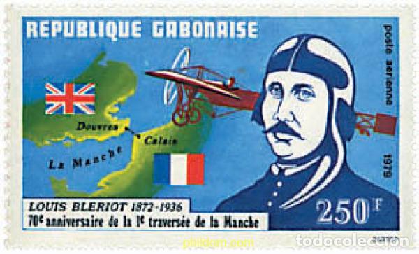 Sellos: 72925 MNH GABON 1979 PIONEROS DE LA AVIACION