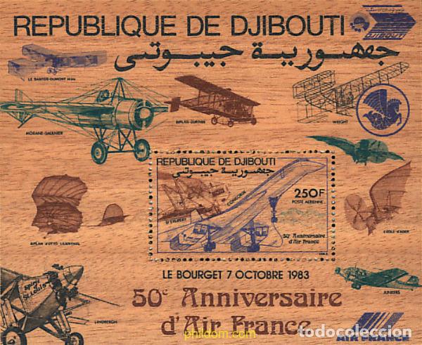 Sellos: 70625 MNH DJIBOUTI 1983 PIONERO DE LA AVIACION