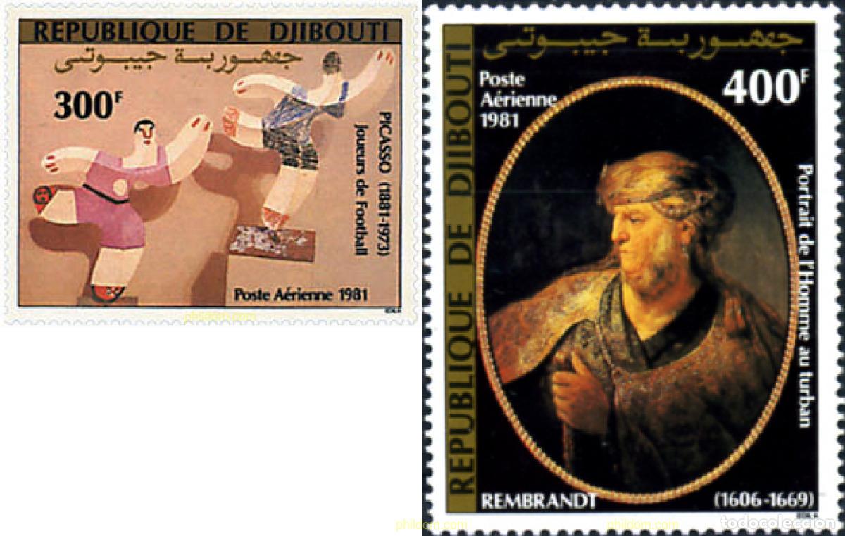 Sellos: 39317 MNH DJIBOUTI 1981 PINTURA
