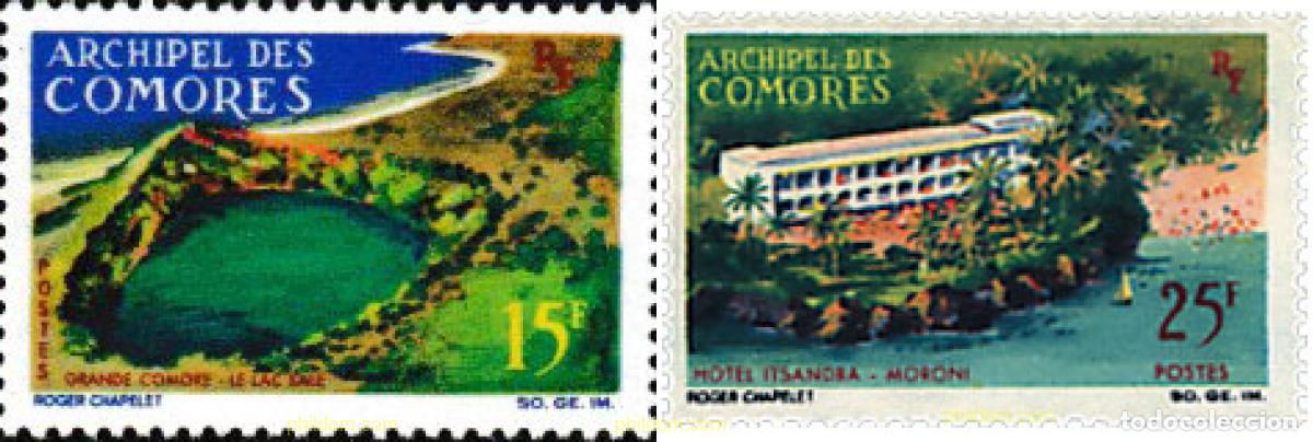 Sellos: 73010 MNH COMORES 1966 TURISMO