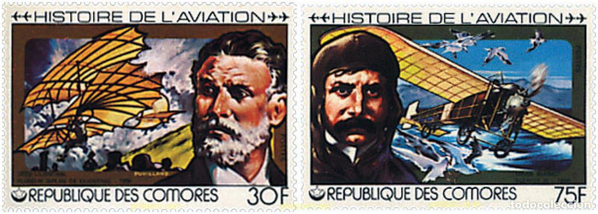 Stamps: 640911 MNH COMORES 1978 PIONEROS DE LA AVIACION