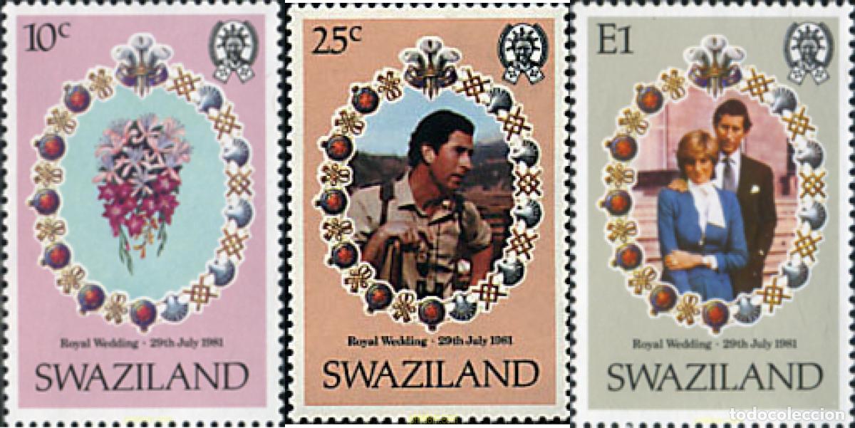 Sellos: 40188 MNH SWAZILANDIA 1981 BODA DEL PRINCIPE CARLOS Y LADY DIANA SPENCER