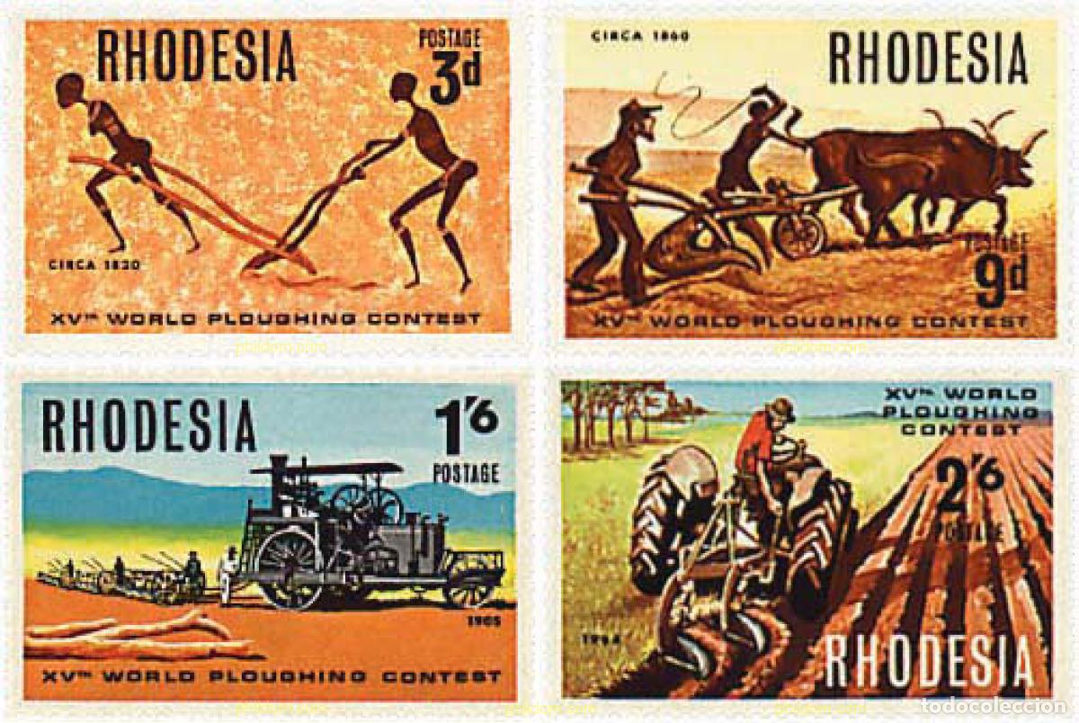 Stamps: 42314 MNH RODESIA 1968 CAMPEONATO DE ARADO