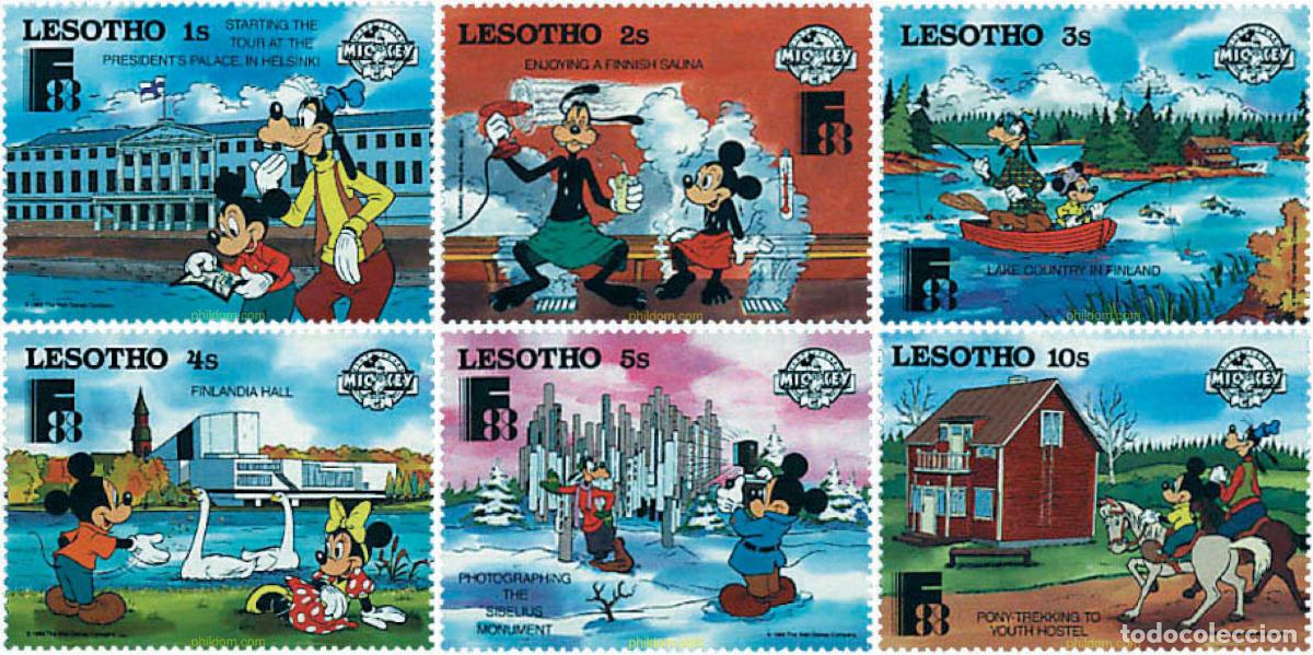Sellos: 619644 MNH LESOTHO 1988 FINLANDIA 88. EXPOSICION FILATELICA INTERNACIONAL