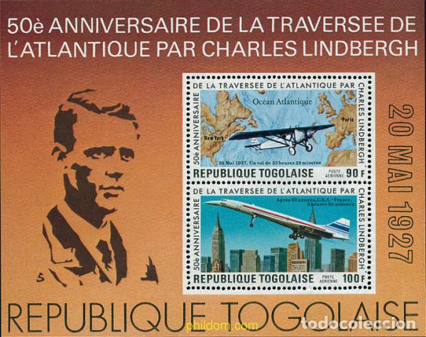 Sellos: 54483 MNH TOGO 1977 PIONERO DE LA AVIACION