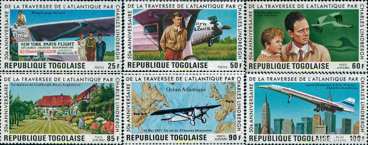 Sellos: 27916 MNH TOGO 1977 PIONERO DE LA AVIACION