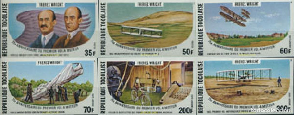 Sellos: 104969 MNH TOGO 1978 PIONEROS DE LA AVIACION