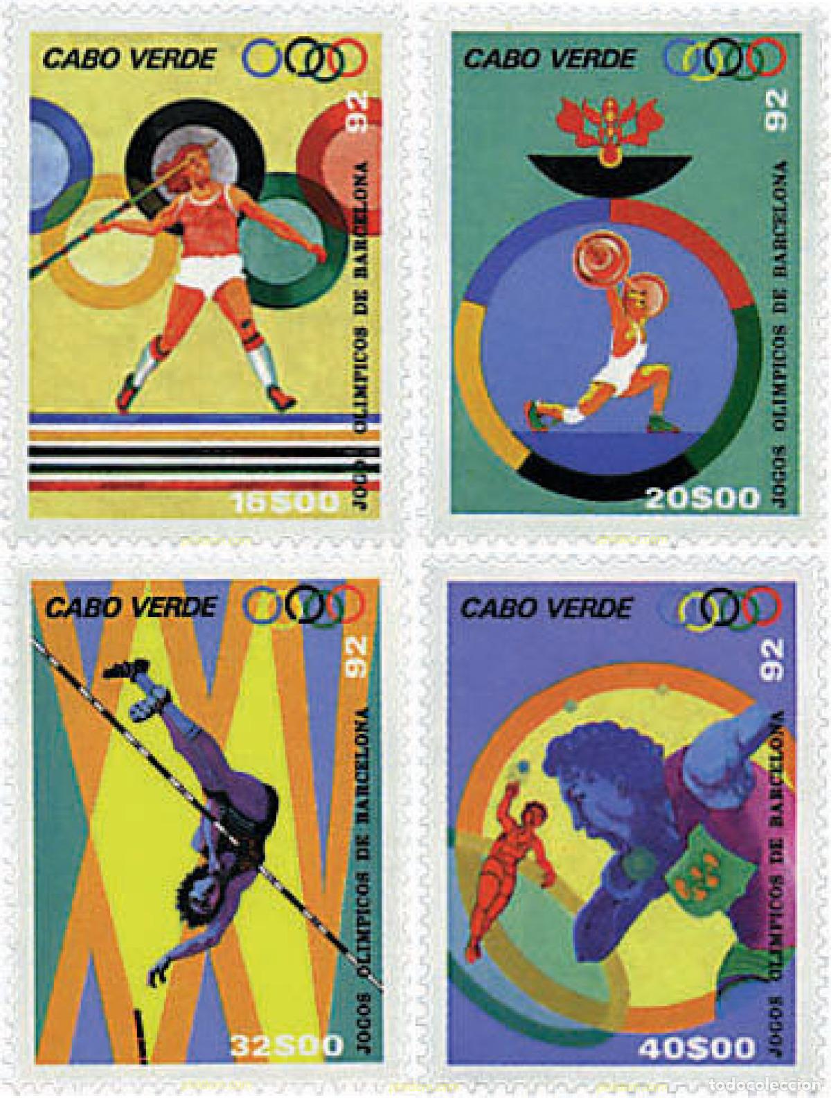 Sellos: 29640 MNH CABO VERDE 1992 25 JUEGOS OLIMPICOS VERANO BARCELONA 1992