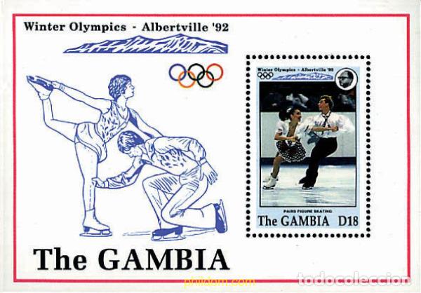 Sellos: 211158 MNH GAMBIA 1992 25 JUEGOS OLIMPICOS VERANO BARCELONA 1992 - 16 JUEGOS OLIMPICOS INVIERNO. AL