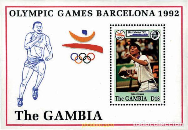 Sellos: 211159 MNH GAMBIA 1992 25 JUEGOS OLIMPICOS VERANO BARCELONA 1992 - 16 JUEGOS OLIMPICOS INVIERNO. AL