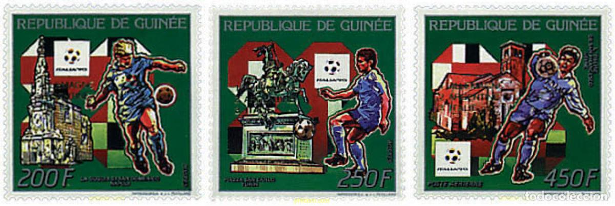 Sellos: 264656 MNH GUINEA 1993 COPA DEL MUNDO DE FUTBOL. ITALIA-90