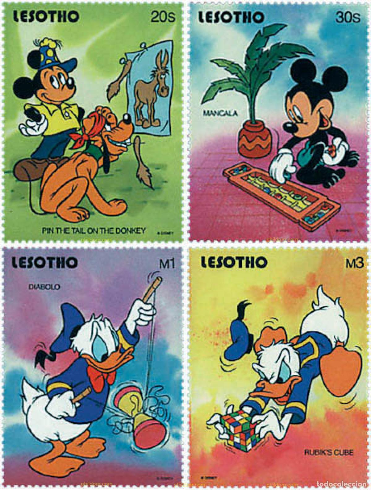Sellos: 337940 MNH LESOTHO 1991 JUEGOS INFANTILES