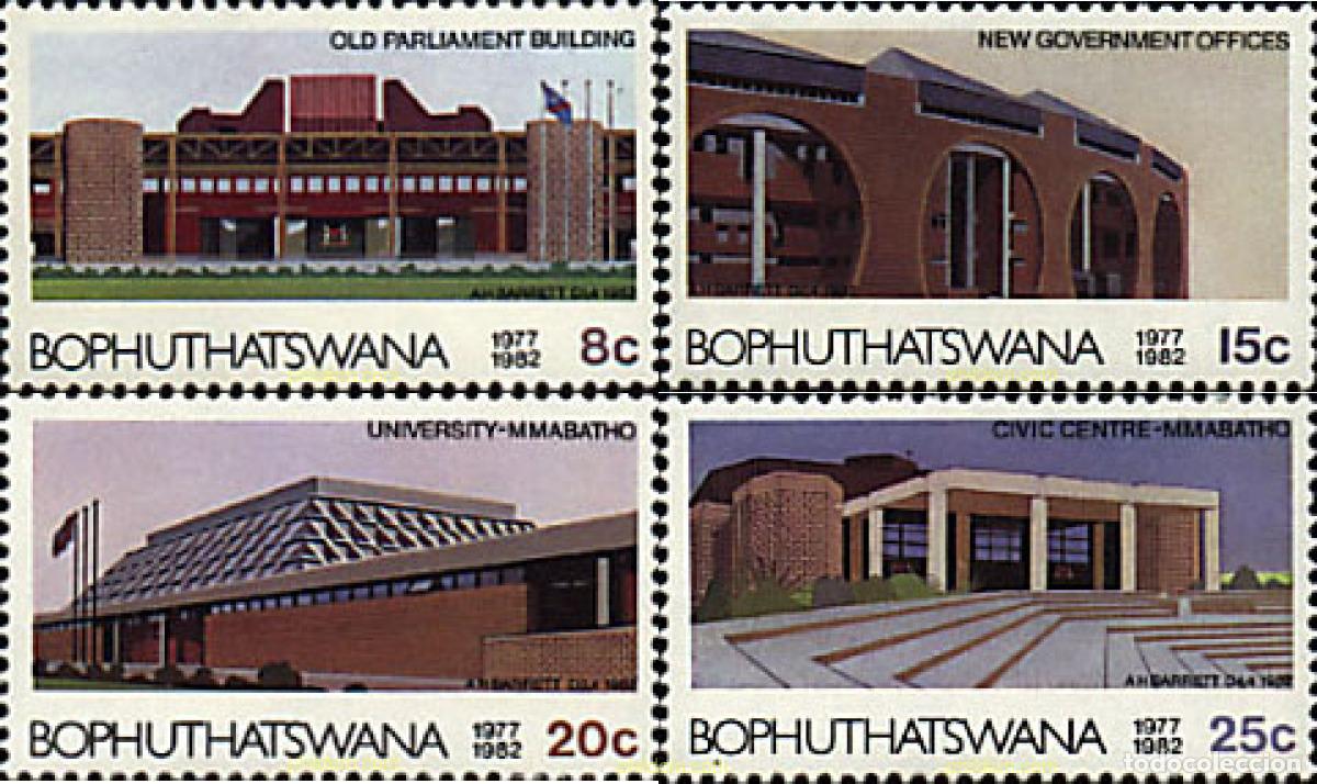 Sellos: 196484 MNH BOPHUTHATSWANA 1982 5 ANIVERSARIO DE LA INDEPENDENCIA