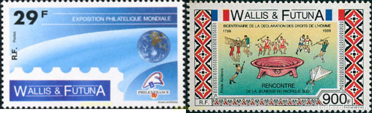 Sellos: 36767 MNH WALLIS Y FUTUNA 1989 PHILEXFRANCE 89. EXPOSICION FILATELICA INTERNACIONAL. BICENTENARIO D