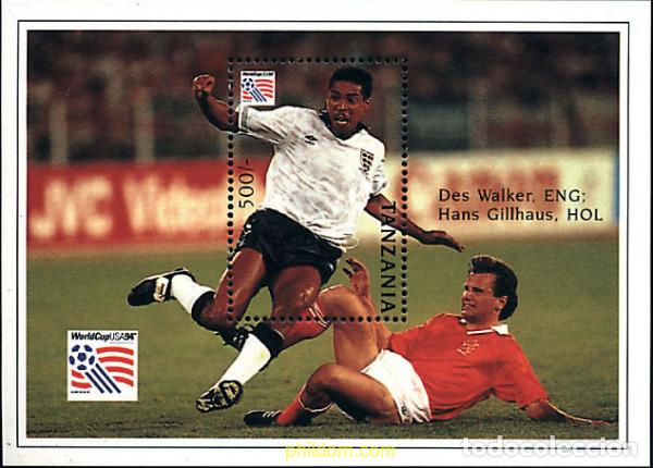 Sellos: 365473 MNH TANZANIA 1994 COPA DEL MUNDO DE FUTBOL. USA-94