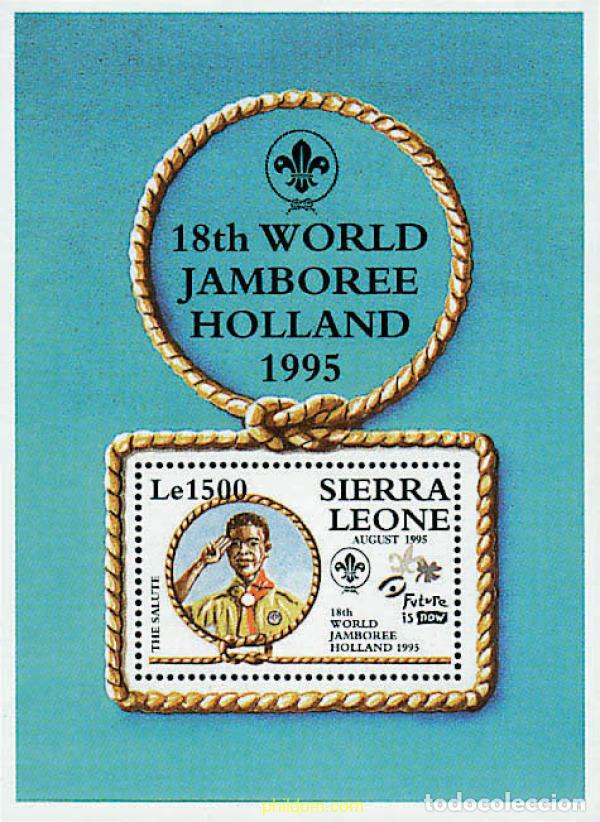 Sellos: 92196 MNH SIERRA LEONA 1995 18 JAMBOREE MUNDIAL EN HOLANDA