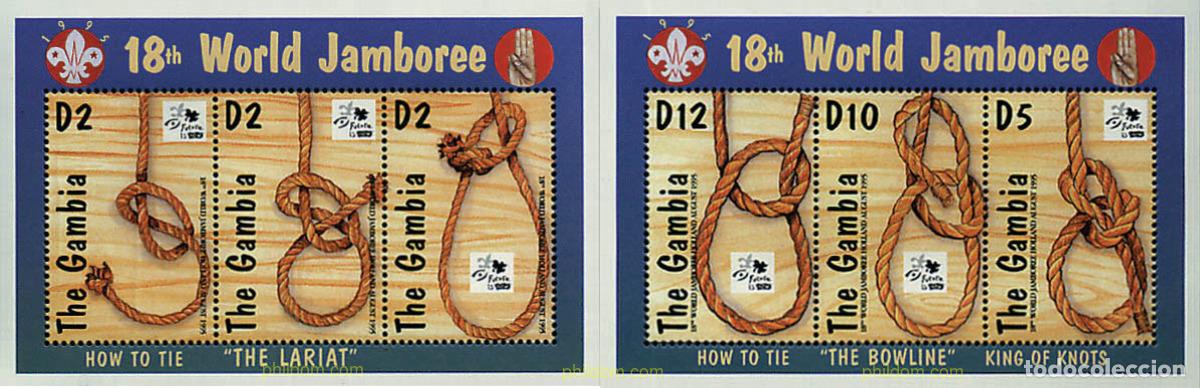 Sellos: 211116 MNH GAMBIA 1995 18 JAMBOREE MUNDIAL EN HOLANDA